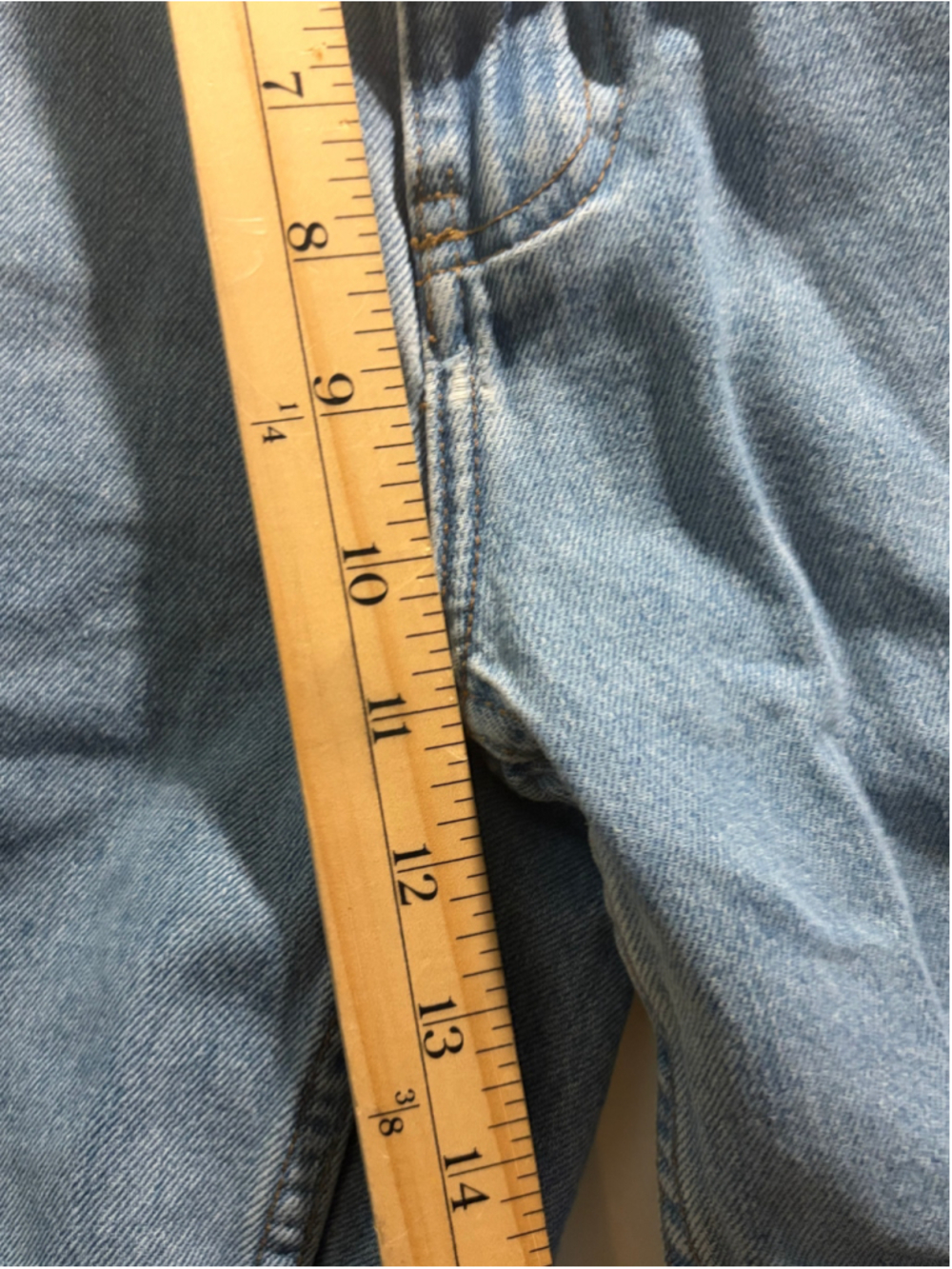 Men's Empyre Relaxed Jeans Waist 28 Blue Orange - Picture 7 of 8